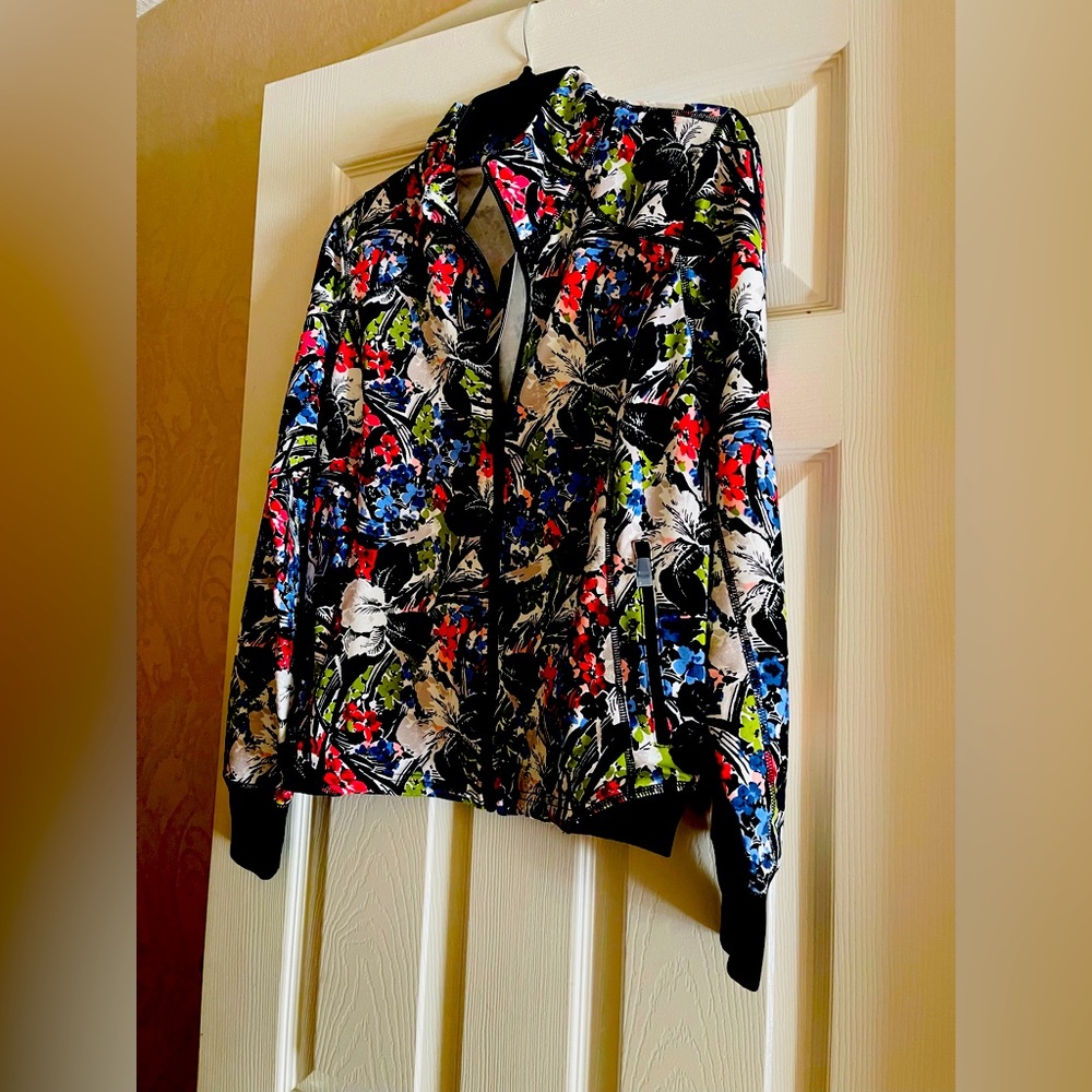 New Lauren Ralph Lauren women floral jacket Size M